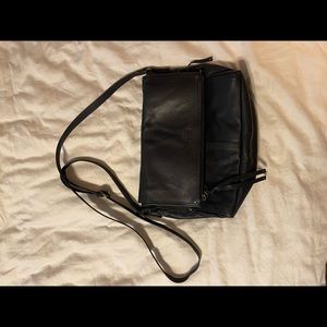 Lucky Brand Black Leather Crossbody Purse